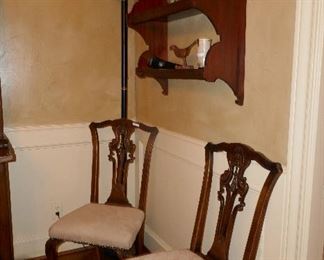 Two of 6 Country French Chair Set