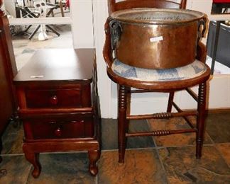 Copper Pot, Vintage Cabinets