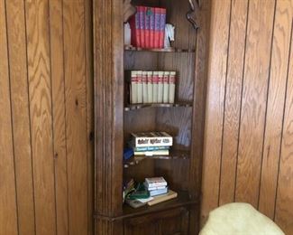 Corner bookcase