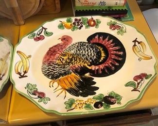 Turkey platter made in Italy