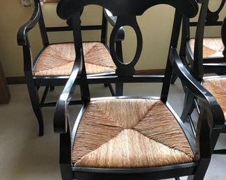 (2) Pottery Barn captains chairs