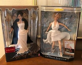 Erica Kane and Marilyn Barbies