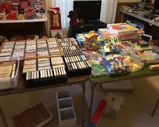 Cassettes, Games, Legos, Toys
