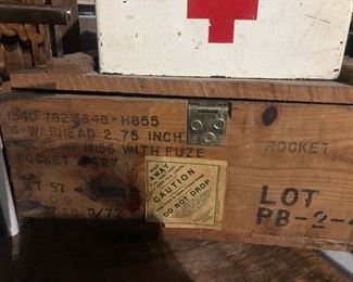 Warhead explosive shipping box