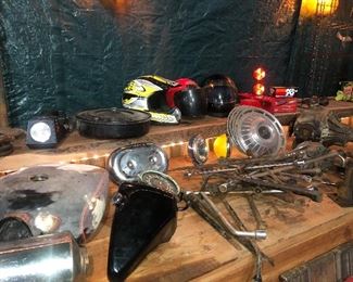 Motorcycle and dirtbike helmets