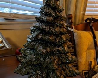 18" Ceramic Christmas Tree