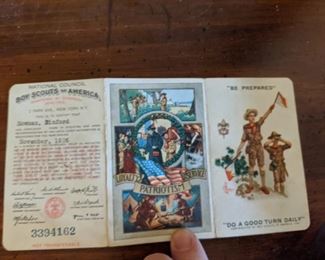 1936 Boy Scout Membership Card