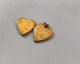 10K Gold Heart Locket(1 Gram)