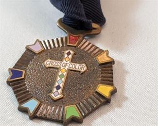 Cross of Color Medallion