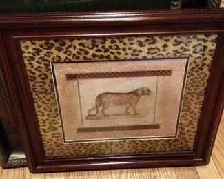 Framed leopard
