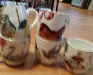 Williams Sonoma 12 Days of Christmas mugs