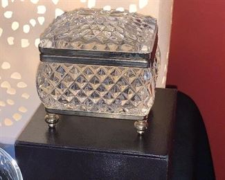Michael Kors glass trinket box 