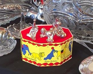 Reed & Barton circus candle holders