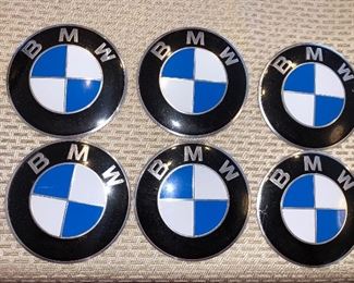 6 - BMW metal stickers 