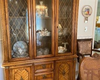 Vintage Stanley Furniture Hutch