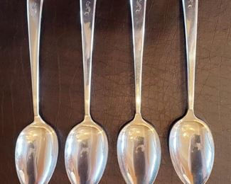 Towle Sterling Silver Table Spoons in the Craftsman Pattern