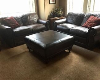 La-Z-Boy Leather Sofa Set