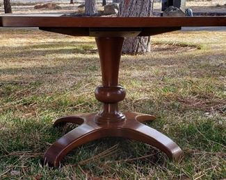 1970's Mahogany  end tables one of two 
21" x 21"