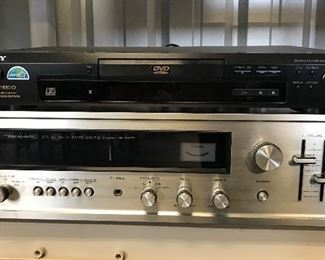 Sony DVD/CD/Video CD Player and Realistic STA-82 Receiver