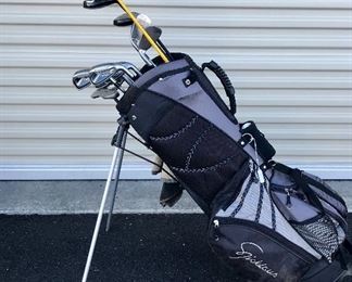 Golf Clubs and Bag