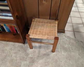 handwoven stool