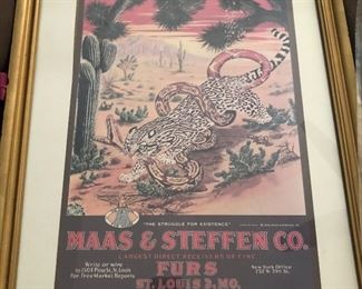 Vintage Maas Steffens poster