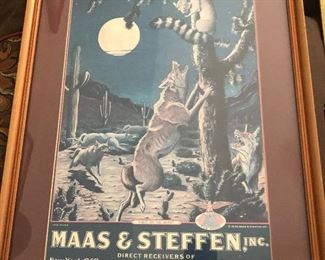 Vintage Maas and Steffens posters