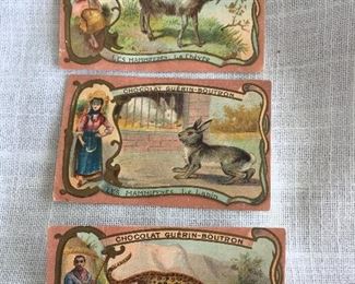 Chocolate trade cards