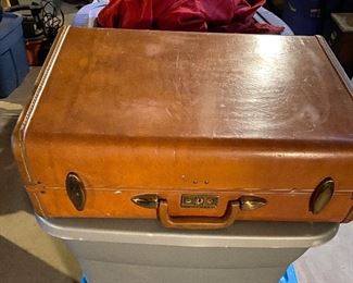 Additional photo of  Vintage suitcase doggie bed.