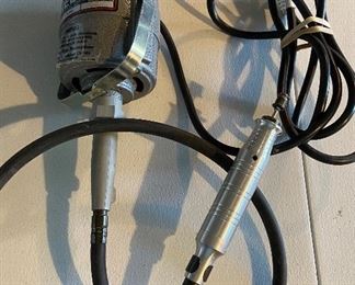 Dremel tool by Foredom SR series Flex Shaft 1/6 HP motor, variable speed, foot control and rotary tools. Excellent condition. $175
