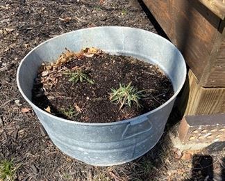 Galvanized tub - $20