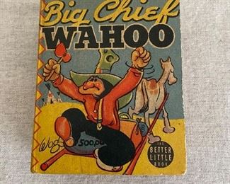 Little Big Book, "Big Chief Wahoo" in very good condition - $8