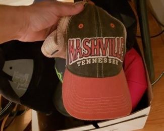 Large selection of hats