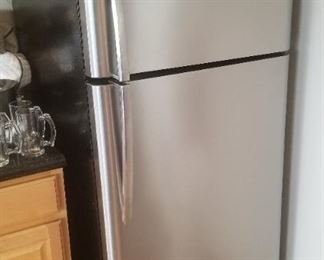 Nice smaller Fridgidaire stainless refrigerator