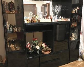 Black Lacquer Entertaining Cabinet