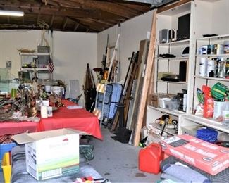 GARAGE CONTENTS - JUST A PORTION - LOTS TO SEE 