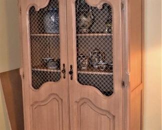 FRENCH STYLE CABINET - 1 OF TWO MATCHING