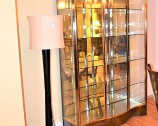 ABSOLUTELY ELEGANT GLASS DISPLAY CABINET