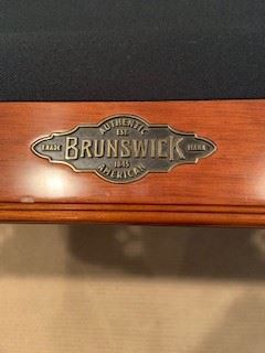 8’ Brunswick Pool Table; includes Pool Sticks, Bridge Stick and Balls



