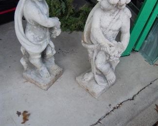 Concrete Cherub Statues