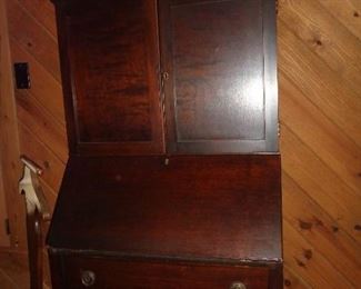 vintage secretary/bookcase desk