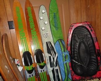 skis & water toys