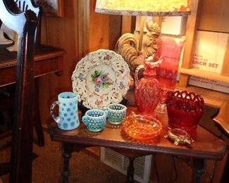 vintage table & glassware