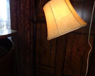 floor lamp w/cast iron base