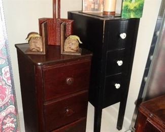 several small cabinets