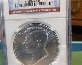 Lot 5. 2015 1 Oz. Kennedy Silver Medal (NGC MS69)
