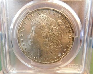 Lot 7. 1896 Morgan Dollar(PCGS MS62)