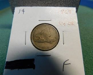 Lot 55. 1858 Flying Eagle Cent(Large Letter)