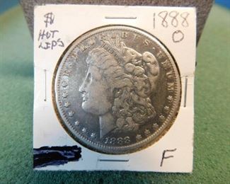 Lot 56. 1888-0 Morgan Dollar(Fine/Hot Lips)