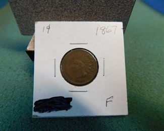 Lot 82. 1867 Indian Head Penny(Fine)